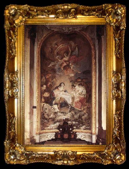 framed  MAULBERTSCH, Franz Anton Adoration of the Shepherds, ta009-2